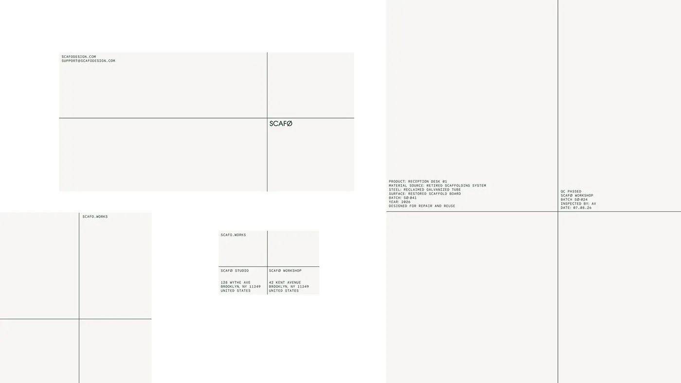 Behance 设计精选 | SCAFØ Branding-多模态AI