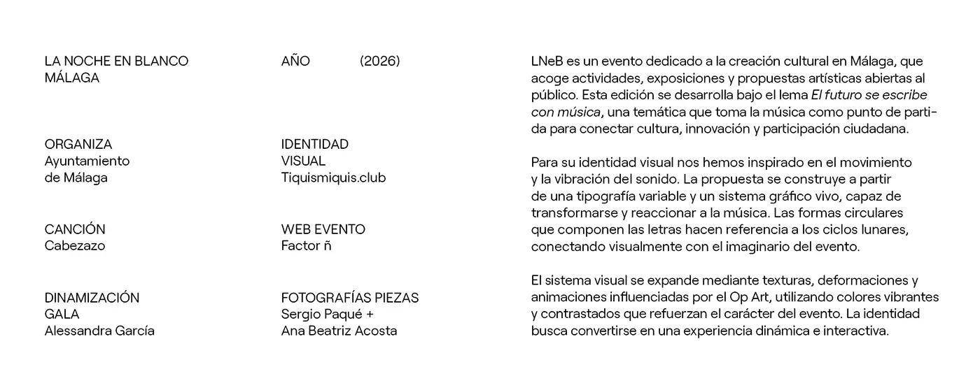 Behance 设计精选 | Noche en Blanco Málaga 2026-多模态AI