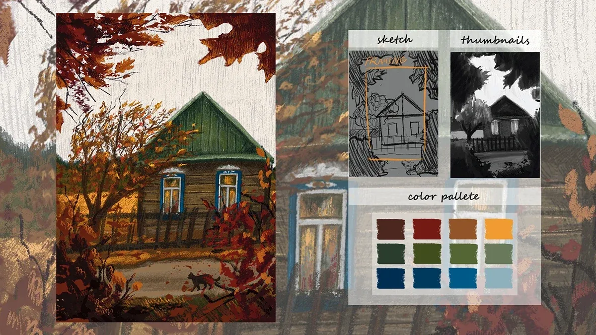 Behance 设计精选 | Portfolio (naive style art)-多模态AI