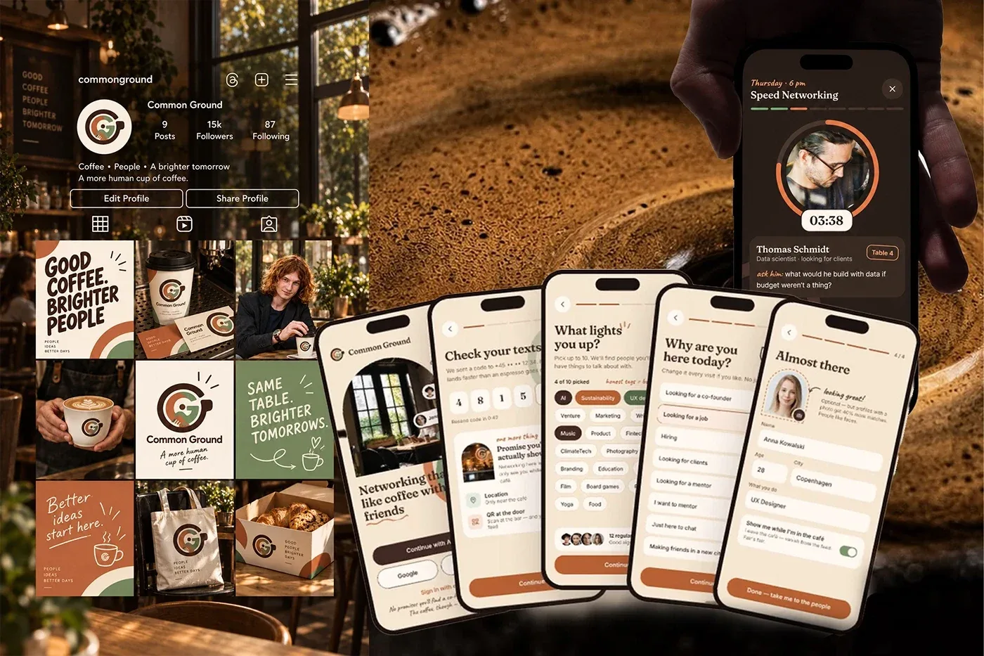 Behance 设计精选 | COMMON COFFEE-多模态AI