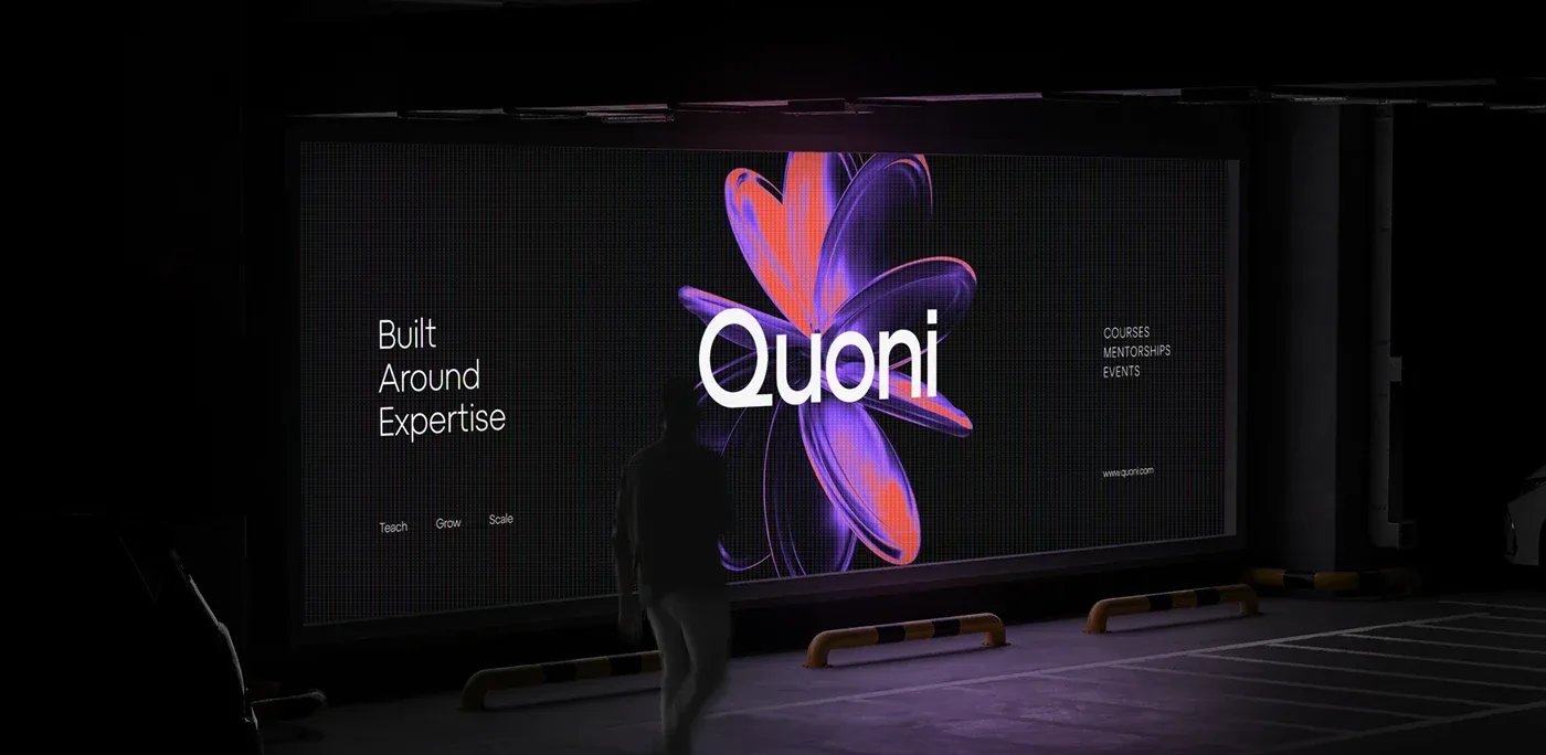 Behance 设计精选 | Quoni | Brand Identity-多模态AI