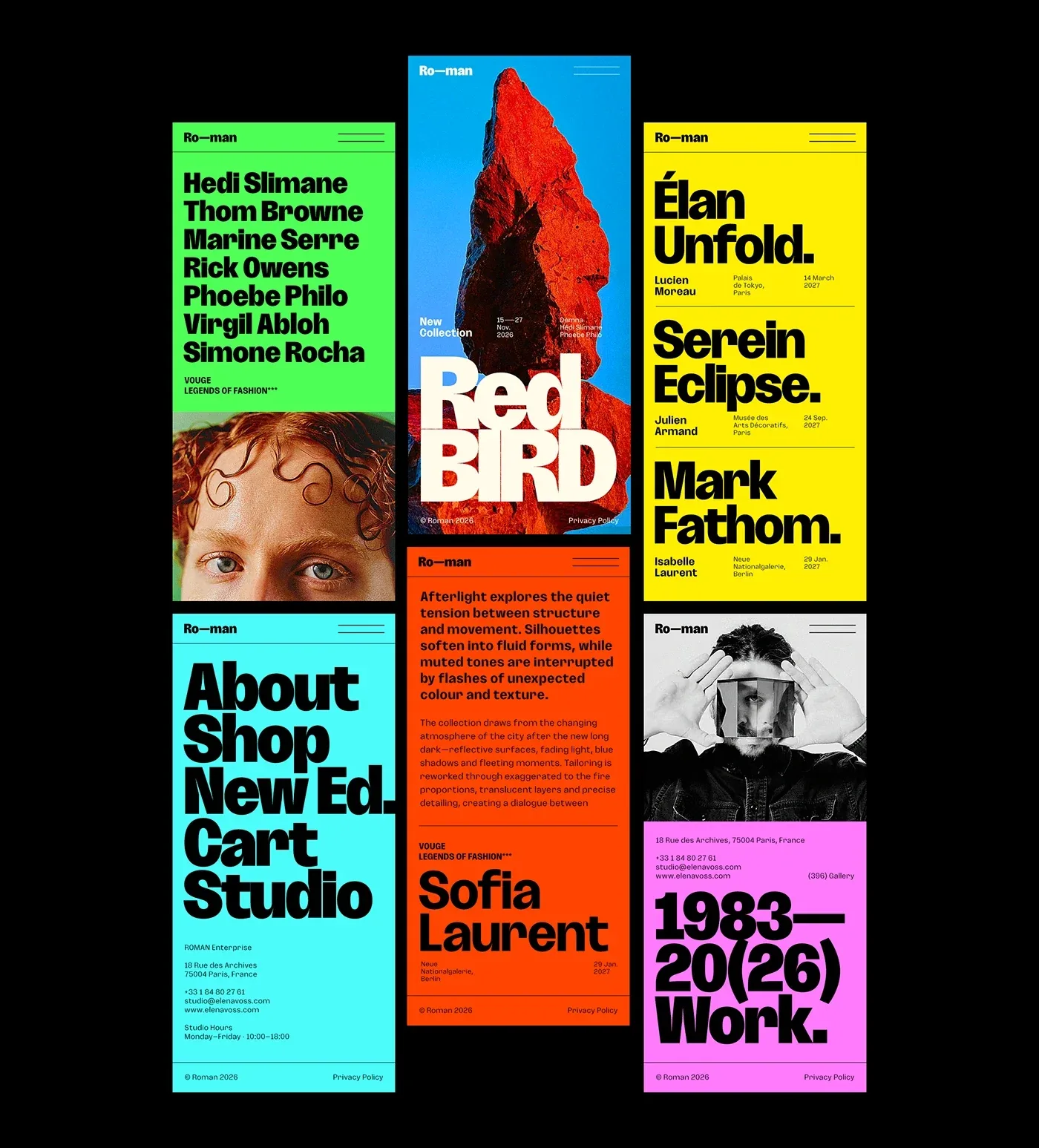 Behance 设计精选 | Blubird Typeface / 36 Weights / Variable-多模态AI