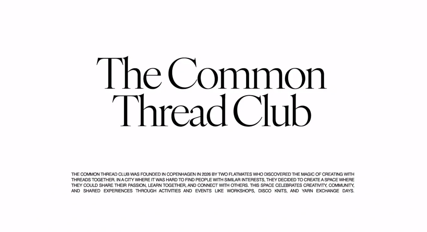 Behance 设计精选 | TheCommonThreadClub | Visual Identity & Art Direction-多模态AI
