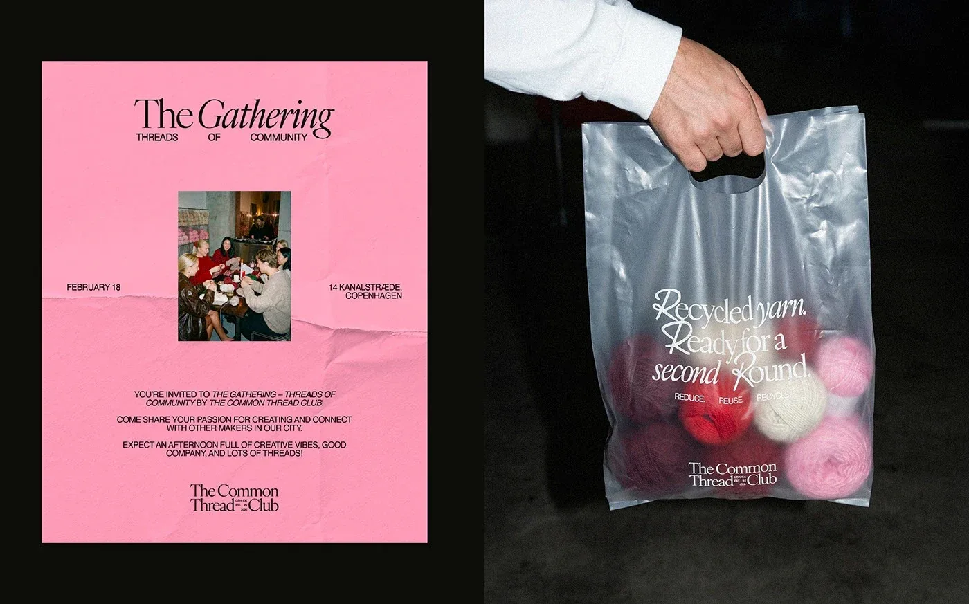 Behance 设计精选 | TheCommonThreadClub | Visual Identity & Art Direction-多模态AI