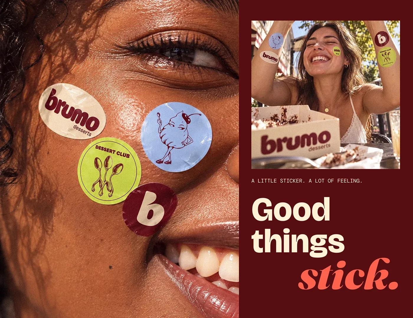 Behance 设计精选 | BRUMO — Dessert Club Branding & Packaging-多模态AI