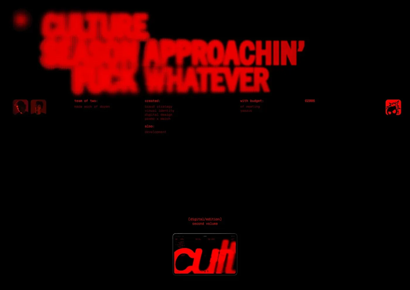 Behance 设计精选 | cult://digital-多模态AI